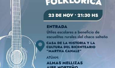 #ColoniaCaroya : Peña Solidaria para el Chaco Salteño