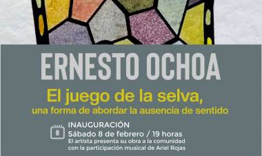 #ColoniaCaroya :  Exposición de Ernesto Ochoa