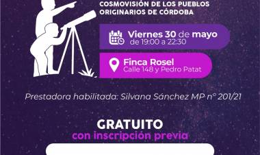 #ColoniaCaroya:  llega este viernes la magia del Astroturismo