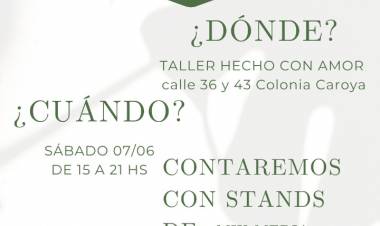 #ColoniaCaroya : Se viene la Feria de Artesanías 2 en Colonia Caroya