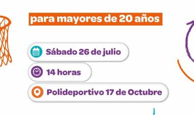 #JesusMaría : Se viene la primera edición del Torneo Comercial de Básquet en Jesús María