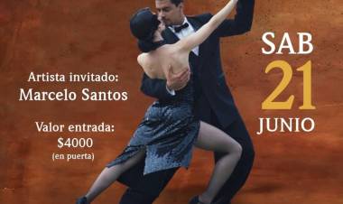 #ColoniaCaroya : Milonga “El Firulete” con la actuación de Marcelo Santos