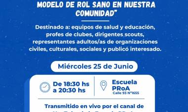 #ColoniaCaroya : Adhesión a la Semana de la Prevención del Consumo de Drogas