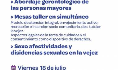 #Jesús María: participa de la 1° Jornada Gerontológica del Norte Cordobés