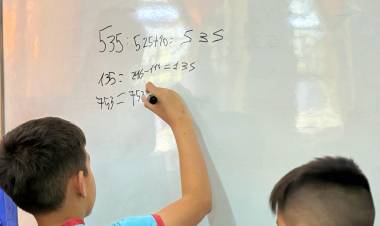 #JESUSMARIA - Matemática en acción: se refuerza el aprendizaje en escuelas secundarias y primarias