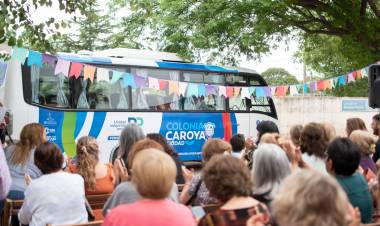 #COLONIACAROYA - Las personas mayores ya disfrutan de una unidad de transporte gracias al Presupuesto Participativo