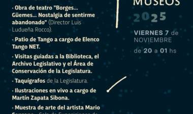 #PROVINCIALES: La Legislatura de Córdoba volverá a ser parte de “La Noche de los Museos”