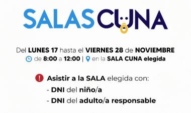 #COLONIACAROYA - Pre-inscripciones para las Salas Cuna