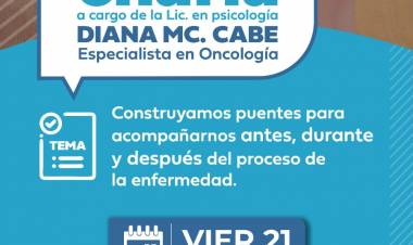 #COLONIACAROYA - Charla sobre oncología