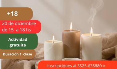 #Sinsacate: Sinsacate ofrece un taller gratuito de velas de soja navideñas