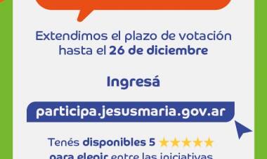 #JesusMaria: Jesús María extiende el plazo de votación del Presupuesto Participativo 2025*