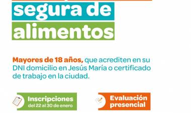 #JESUSMARIA : Jesús María fortalece la seguridad alimentaria con un nuevo curso gratuito