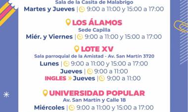 #COLONIACAROYA :  Siguen las clases de apoyo escolar