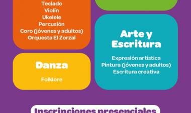 #JESUSMARIA : Jesús María: inscripciones abiertas para los Talleres Culturales 2026