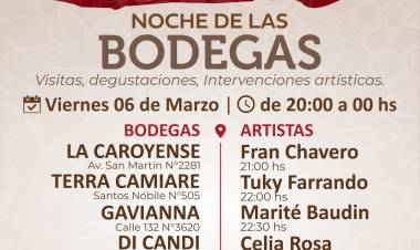 #COLONIACAROYA - se prepara para la “Noche de las Bodegas” en la previa de la Vendimia