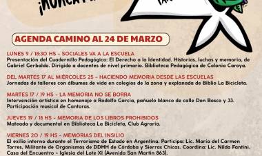 #COLONIACAROYA: Colonia Caroya propone una agenda de actividades a 50 años del golpe de Estado