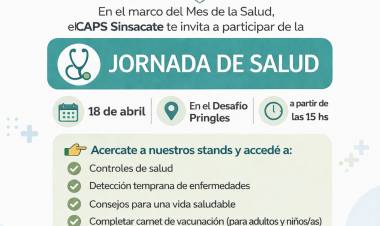 #SINSACATE - ???? Jornada de Salud – Invitación