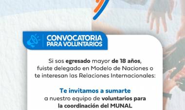 COLONIACAROYA: EL MUNAL 2026 abrió la convocatoria a voluntarios