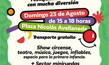 #COLONIACAROYA: Colonia Caroya prepara una gran fiesta para celebrar el Día de las Infancias