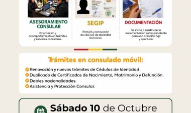 #COLONIACAROYA: La oficina consular de Bolivia llega a Colonia Caroya