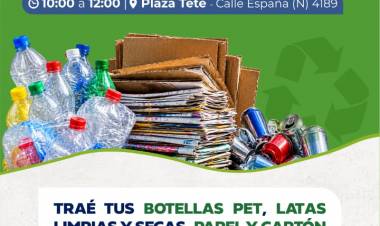 #COLONIACAROYA: Ecocanje en la Plaza de Teté