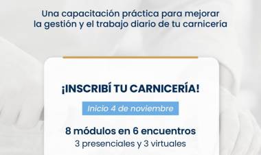 #SINSACATE:  ¡Capacitación 100% GRATUITA para carnicerías de Jesús María y la región!