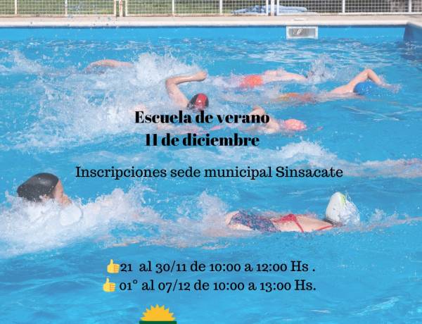 #Sinsacate : Habilitan Inscripciones para la Escuela de Verano y demás