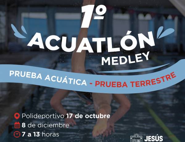#JesusMaria : 1º Acuatlón en la pileta Medley