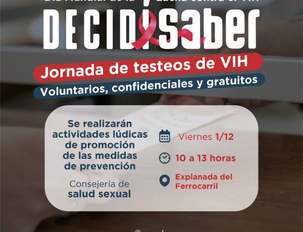 #JesusMaria : Testeos y demás, por el Día de la Lucha contra el VIH