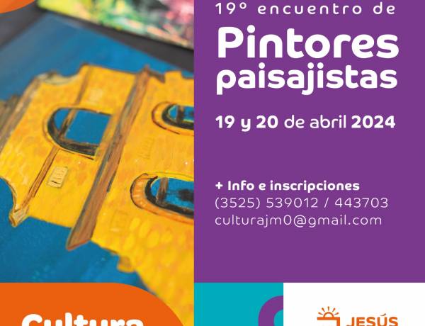 #JesusMaria : Convocatoria a artistas para el 19º Encuentro de Pintores Paisajistas