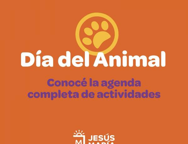 #JesusMaria : Agenda de actividades por el Día del Animal