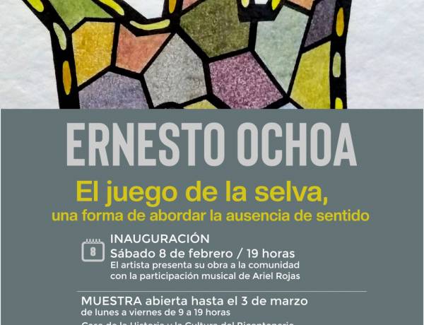 #ColoniaCaroya :  Exposición de Ernesto Ochoa