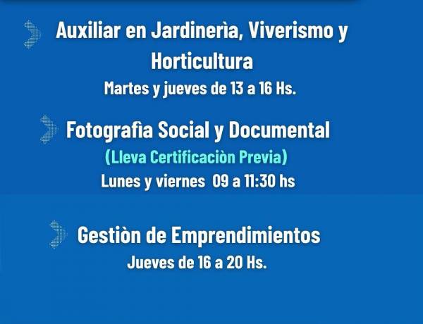 #LaGranja : Nuevos cursos gratuitos del CEDER llegan a La Granja