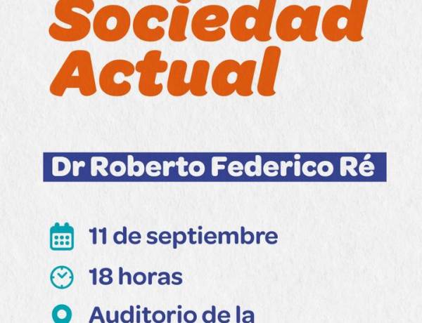 #JESUSMARIA - El desafío de la salud mental actual, en una charla magistral con el Dr. Roberto Federico Ré