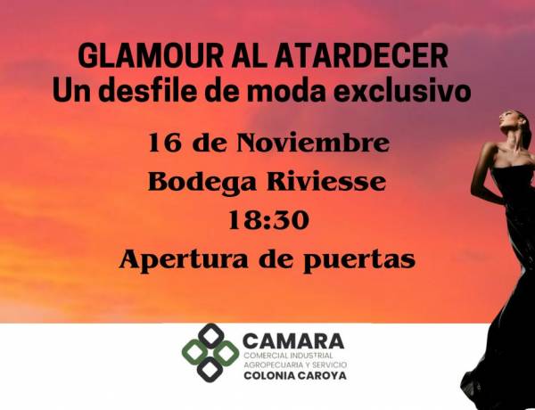 #ColoniaCaroya: “Glamour al Atardecer” – Moda, Tendencias y Estilo en Bodega Riviesse