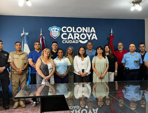#ColoniaCaroya: La intendente Paola Nanini reunió a todas las fuerzas en una Mesa de Seguridad Vial