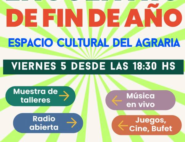 #ColoniaCaroya: El Agraria abre sus puertas para celebrar un fin de año a puro encuentro comunitario