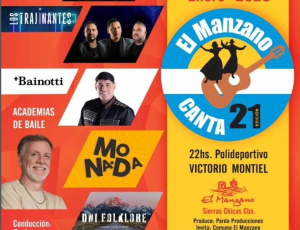 #ElManzano: El Manzano vuelve a cantar y late al ritmo del folklore y la música popular