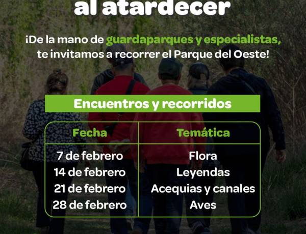 #JESUSMARIA: Caminatas por la Reserva al atardecer: naturaleza, historia y cultura en el Parque del Oeste