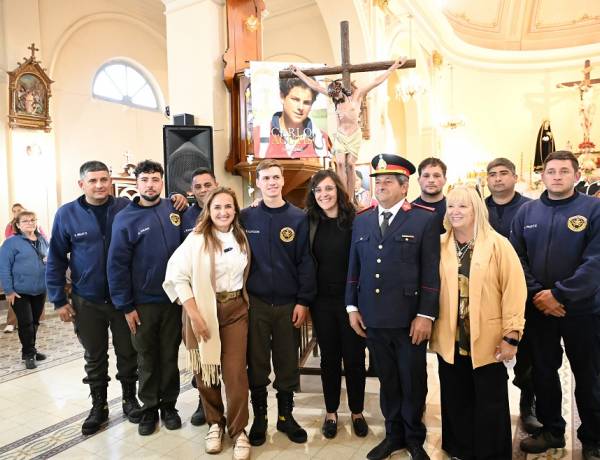 #PROVINCIALES: Prunotto participó de la procesión en honor al Cristo de la Buena Muerte