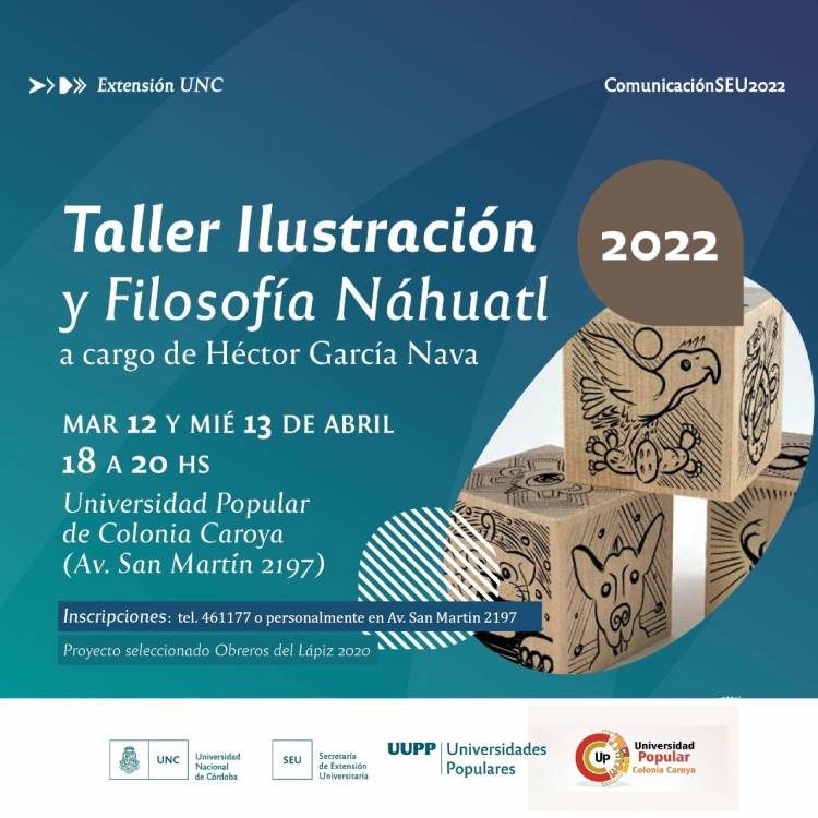 COLONIA CAROYA: Taller gratuito de Ilustración y Filosofía Náhuatl en la UPCC