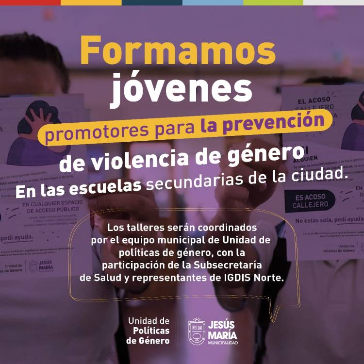 JESUS MARIA : JOVENES CONTRA LA VIOLENCIA DE GENERO 