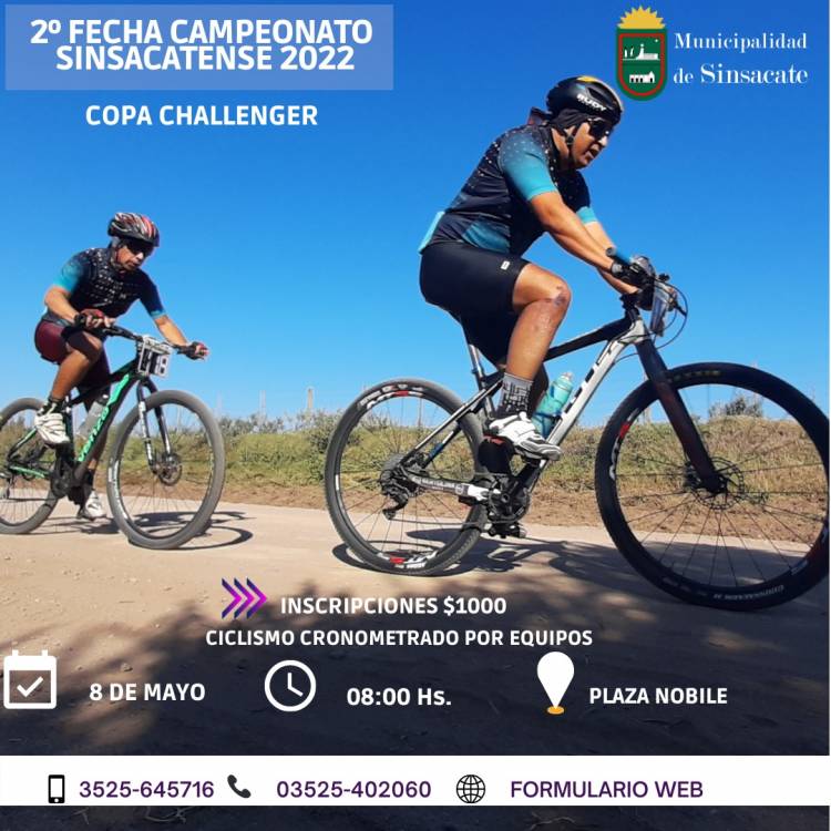 SINSACATE : 2º FECHA DEL CAMPEONATO DE CICLISMO POR EQUIPOS
