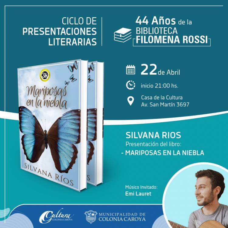 COLONIA CAROYA : CONTINÚA LA PRESENTACIÓN DE NUEVAS OBRAS LITERARIAS