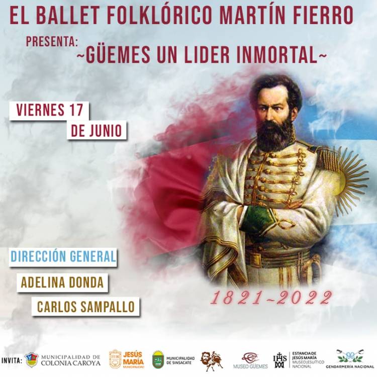 COLONIA CAROYA: HOMENAJE AL GENERAL MARTIN DE GÜEMES