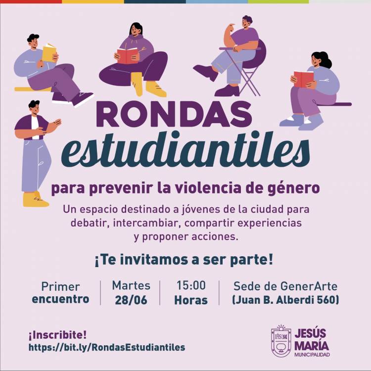 JESÚS MARÍA: HARÁN RONDAS ESTUDIANTILES PARA PREVENIR LA VIOLENCIA DE GÉNERO