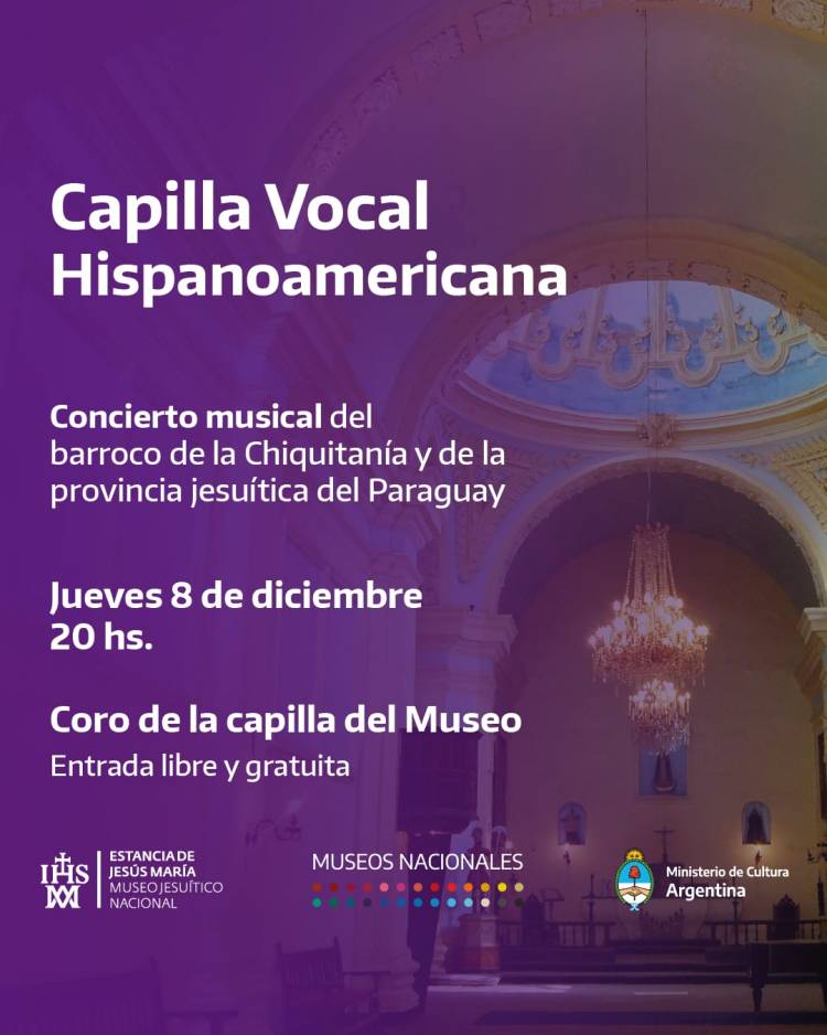 JESUS MARIA: CONCIERTO GRATUITO EN LA ESTANCIA