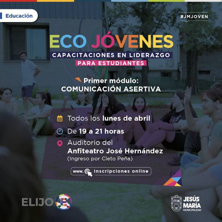 #JesúsMaría : Eco jóvenes, un nuevo ciclo de capacitaciones en liderazgo para estudiantes