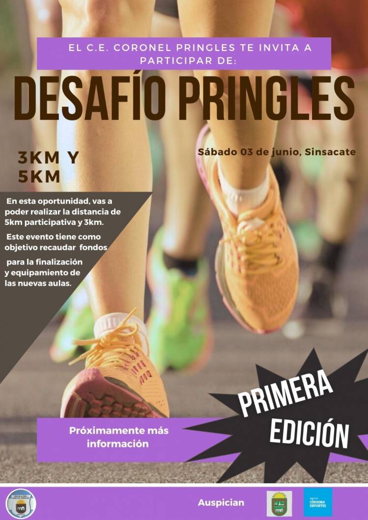 #Sinsacate : Abren inscripción para el Desafío Pringles de running