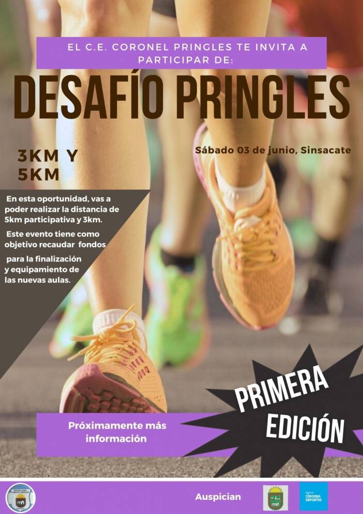 #Sinsacate : Abren inscripción para el Desafío Pringles de running